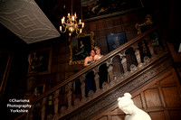 Brides on Stairway at Temple Newsam